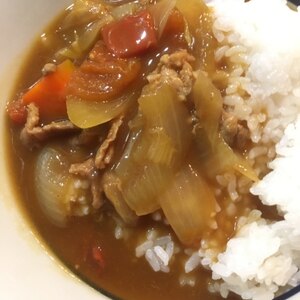 お肉たっぷりカレー